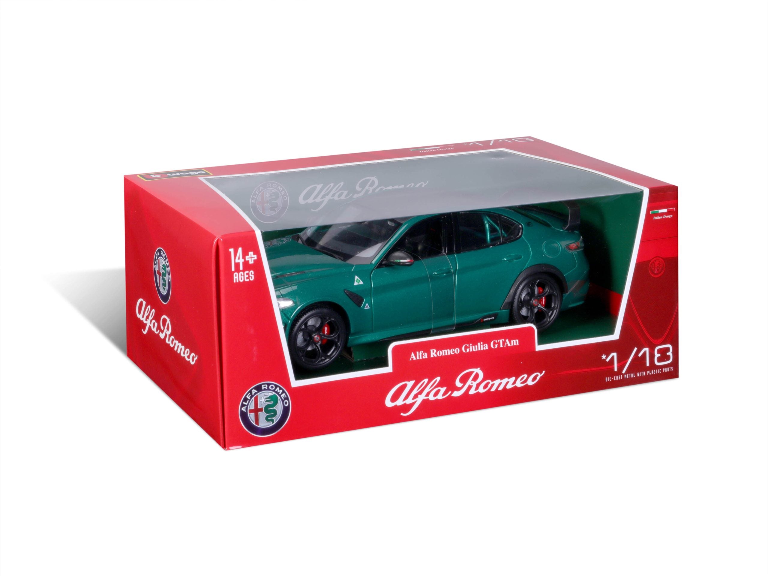 928814.004 bburago- Alfa Romeo Giulia GTA 20020 1:18 verde