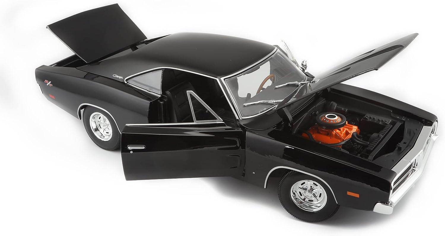 10-31387  Maisto - 1969 Dodge Charger R/T  - 1:18 - nero
