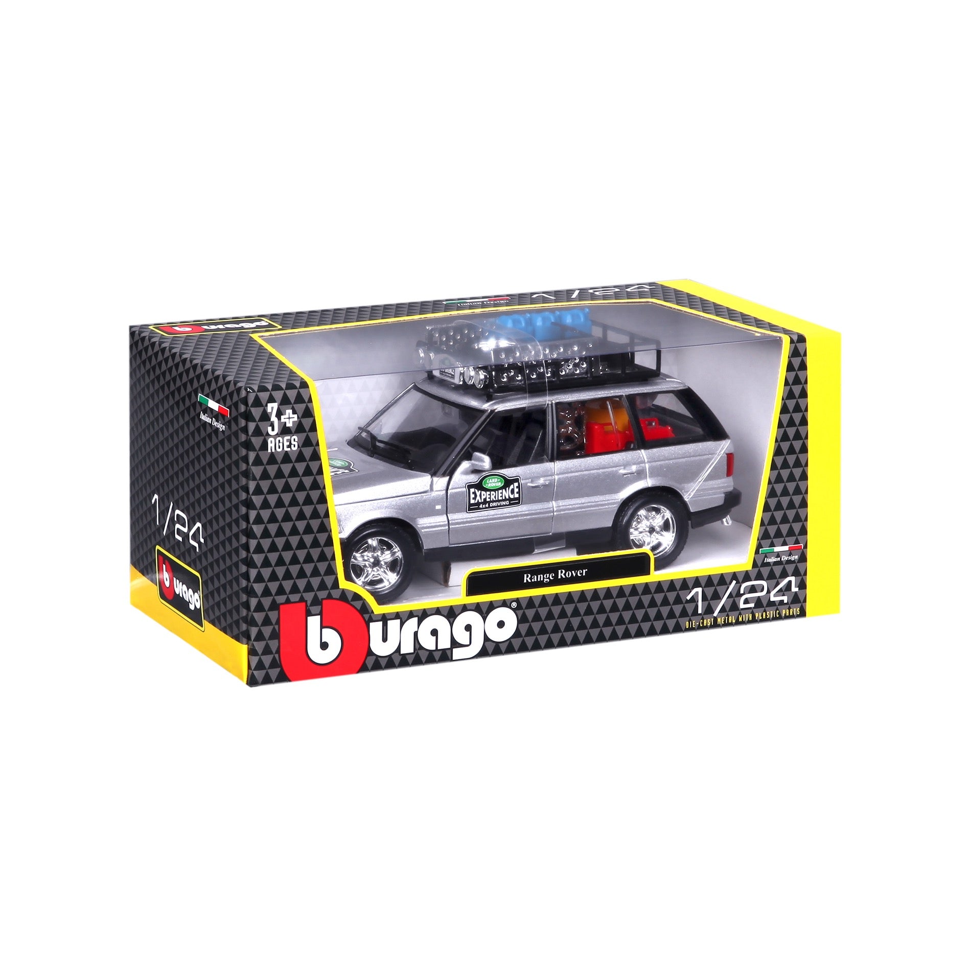 18-22061 Bburago - Range Rover Experience 4x4 - silver - 1:24