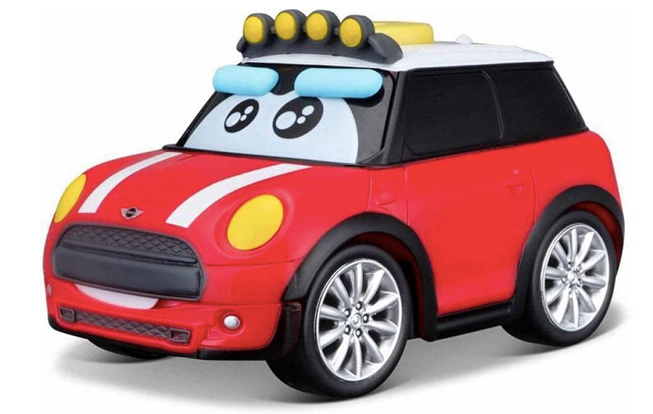 919848.012 - Bburago Junior Mini Cooper Luci e Suoni Laugh and Play - colore cas